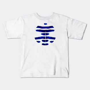 Shibori bridge tie dye watercolor Kids T-Shirt